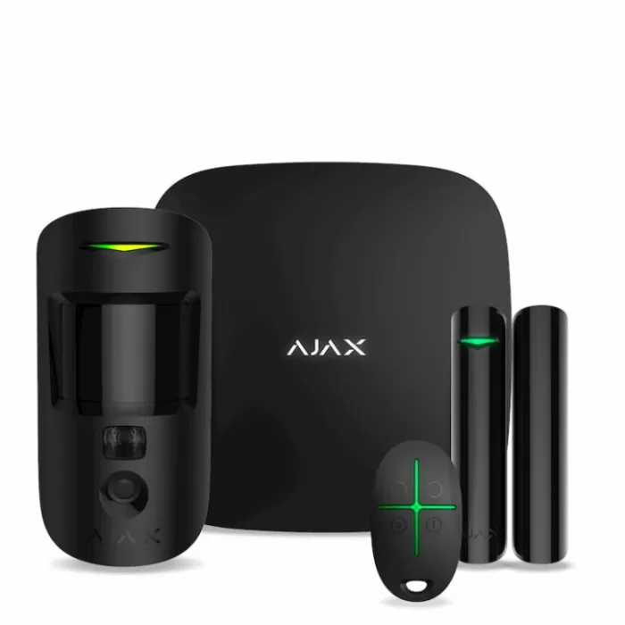 StarterKit Cam Plus комплект охоронної сигналізації Ajax Black
