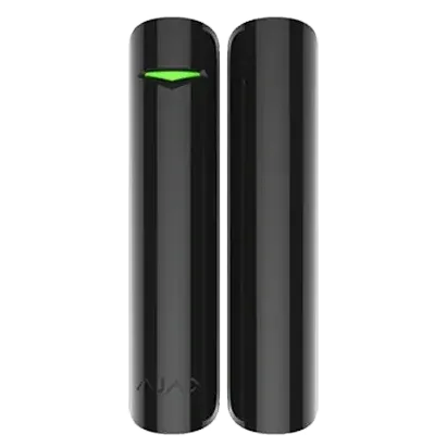 DoorProtect Plus (black) бездротовий магнітоконтактний сповіщувач з сенсором удару та нахилу