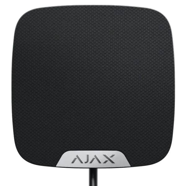 Ajax HomeSiren Fibra black Дротова сирена для приміщень