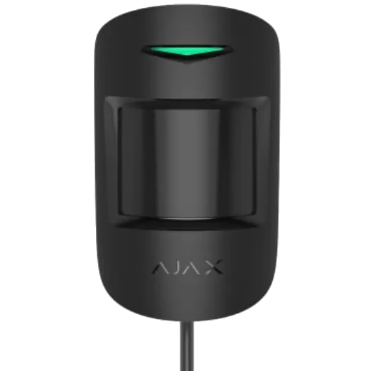Ajax MotionProtect Fibra black Дротовий сповіщувач руху