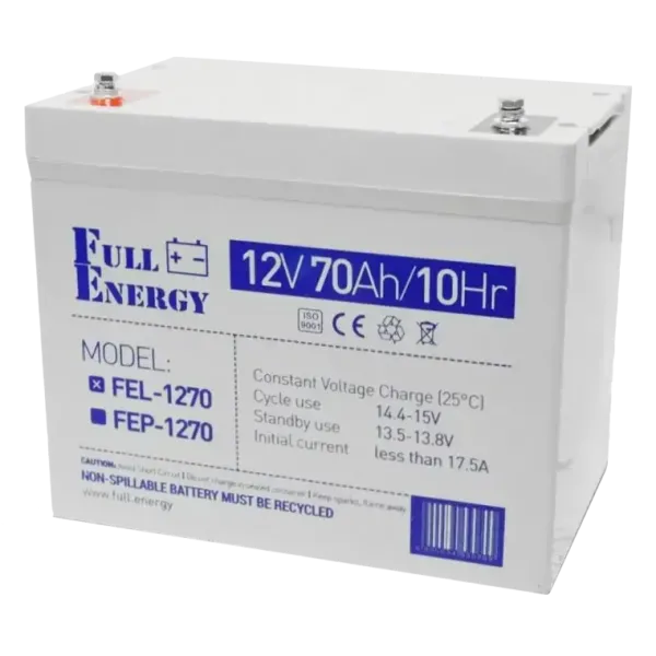 Full Energy FEL-1270 12V 70 Ah Аккумулятор гелевый