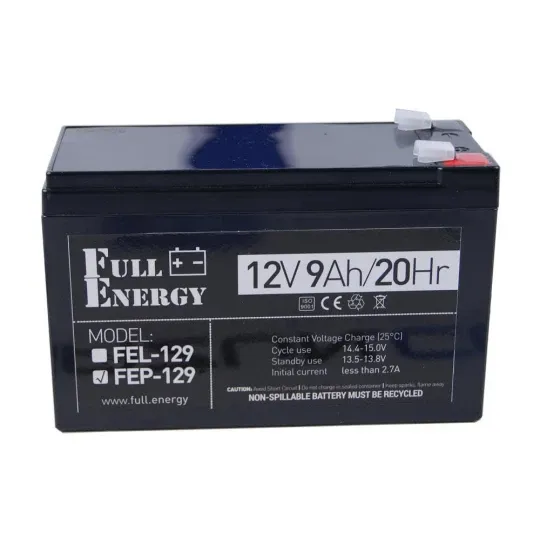 Аккумулятор 12В/9 Ач для ИБП Full Energy FEP-129