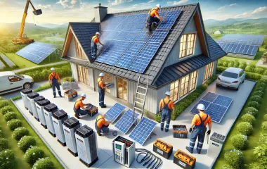 Установка солнечных систем