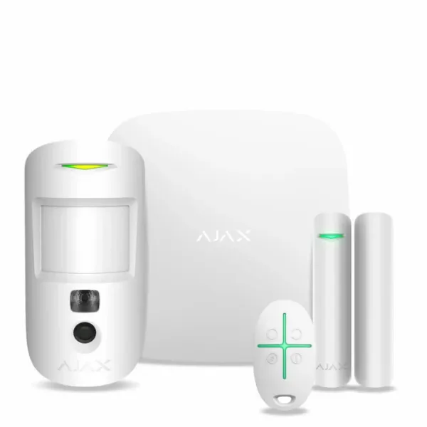 StarterKit Cam Plus комплект охранной сигнализации Ajax White StarterKit Cam Plus комплект охранной сигнализации Ajax White