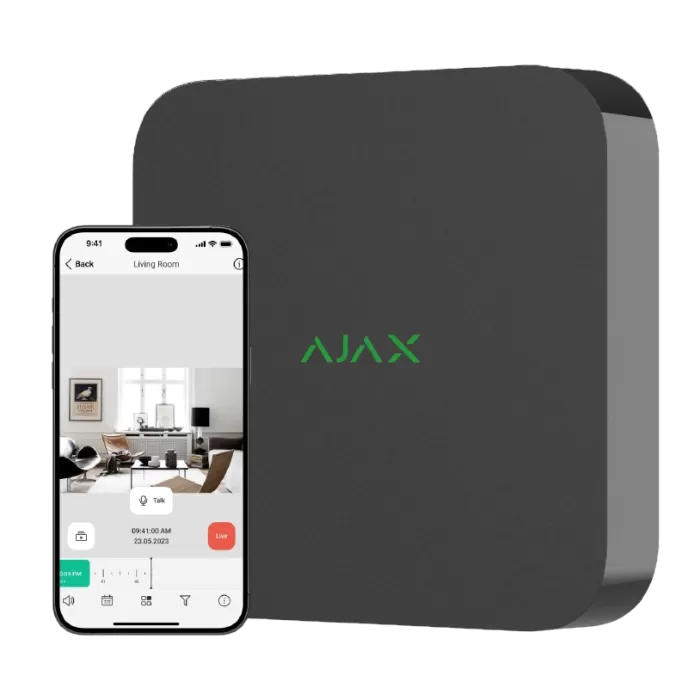 Сетевой видеорегистратор Ajax NVR (16ch) (8EU) black