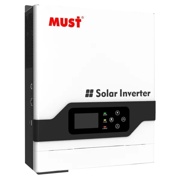 Гибридный инвертор MUST PV18-3224VPM, 3200W, 24V, ток заряда 60A, 160-275V, MPPT (60А, 30-160 Vdc) Гибридный инвертор MUST PV18-3224VPM, 3200W, 24V, ток заряда 60A, 160-275V, MPPT (60А, 30-160 Vdc)