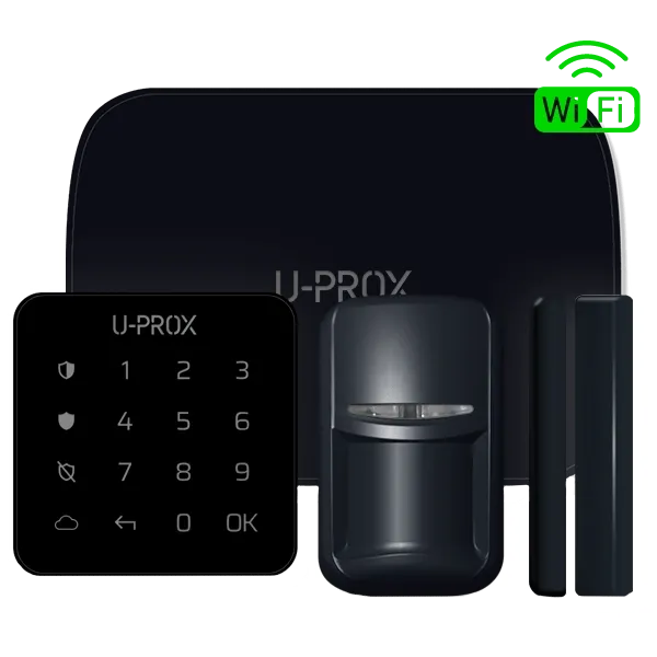 U-Prox MP WiFi kit Black Комплект беспроводной охранной сигнализации U-Prox MP WiFi kit Black Комплект беспроводной охранной сигнализации