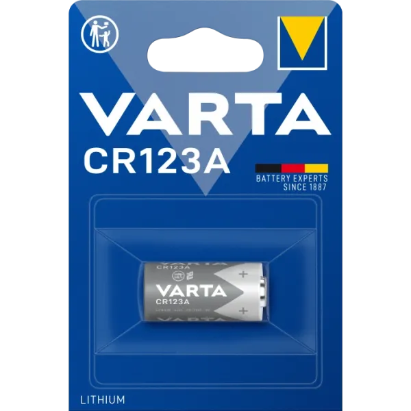 Батарейка VARTA CR 123A BLI 1 LITHIUM Батарейка VARTA CR 123A BLI 1 LITHIUM